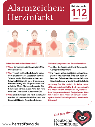 Titelbild Alarmzeichen Herzinfarkt (A3)